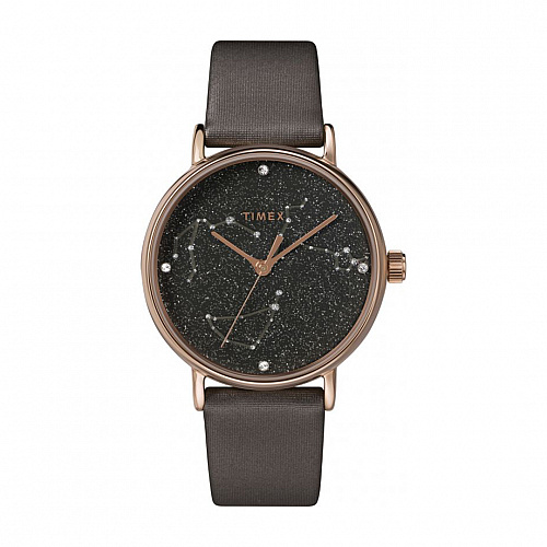Celestial Opulence 37mm Textured Strap - Brown